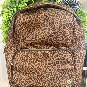 lululemon Everywhere Backpack 22L Leopard Used Once